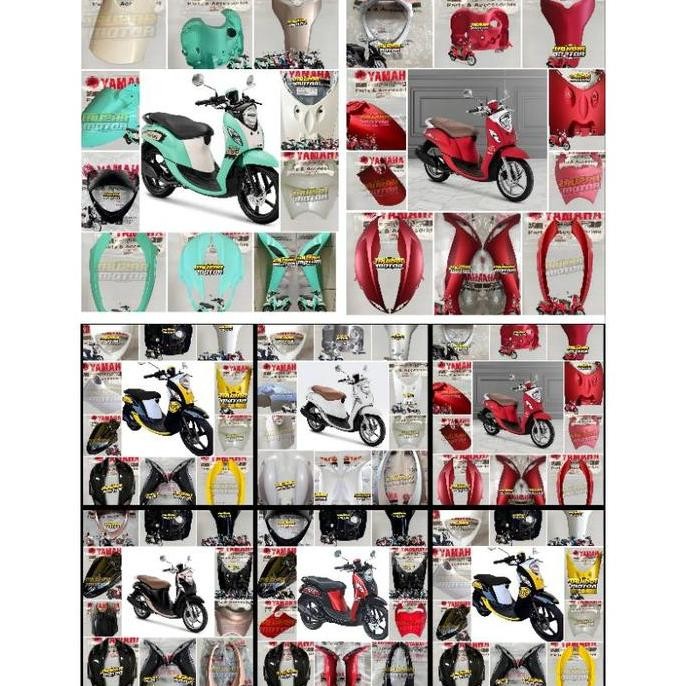 FUL FULL SET BODY HALUS MIO FINO 125 FINO GRANDE 125 ORI BJ8 1YD