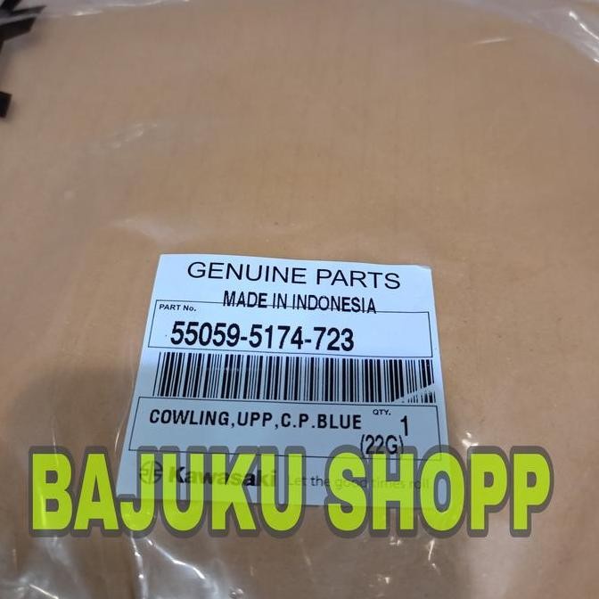 COVER BATOK LAMPU KAWASAKI ZX25 R ZX25R ZX 25 BIRU STIKER ORINAL