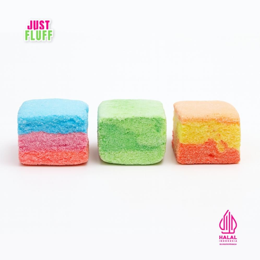 

[1 PACK] MIX GLOW A GORDEN MARSHMALLOW JUSTFLUFF [HALAL]