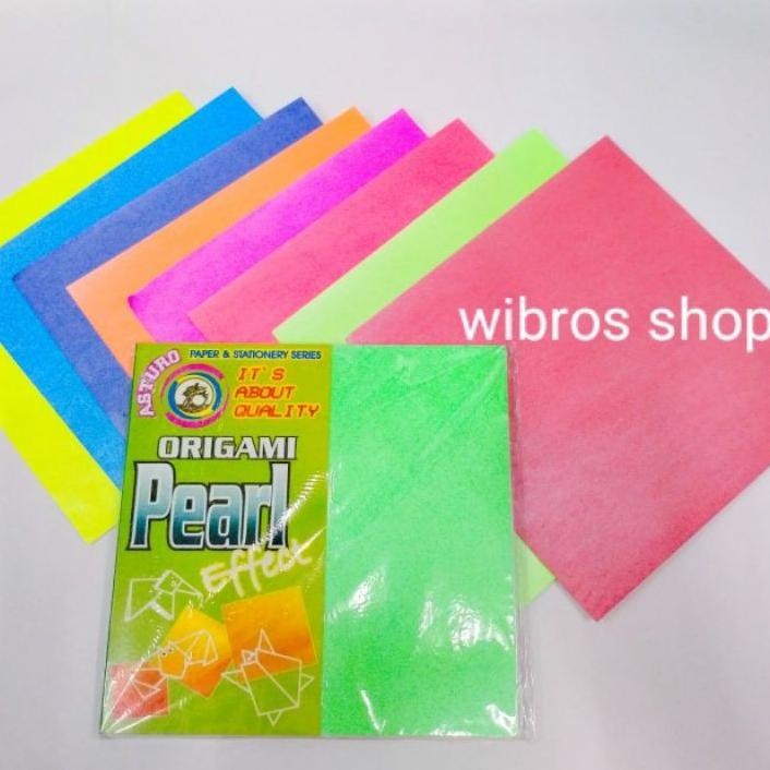 

Kertas Gami Pearl Effect Asturokertas Warnakertas Kerajinan Tangankertas Lipat