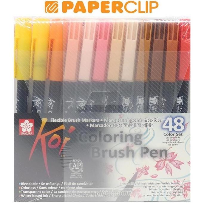 

SPIDOL SAKURA SET BRUSH PEN XBR-S48 KOI 48 COLOR