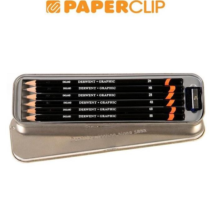 

TERBARU - PENSIL DERWENT SET GRAPHIC ISI 6 0700835DW