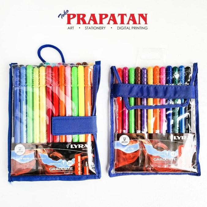 

TERMURAH - Spidol Lyra Graduate Fineliner Marker Wallet