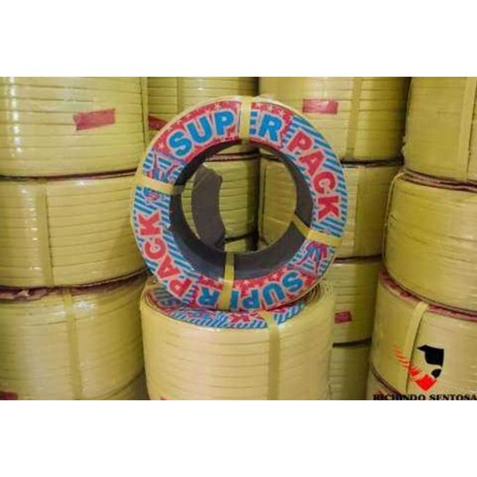 

Tali ikat dus straping band 15mm kuning 5/8" paking packing barang
