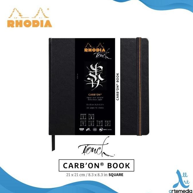

Sale Buku Sketsa Rhodia Touch 21X21Cm Carbon Black Paper Sketchbook