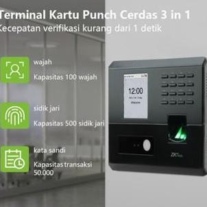 TERMURAH - ZKTeco Mesin Absensi Sidik Jari MB10-VL Bahasa Indonesia Mesin Absensi