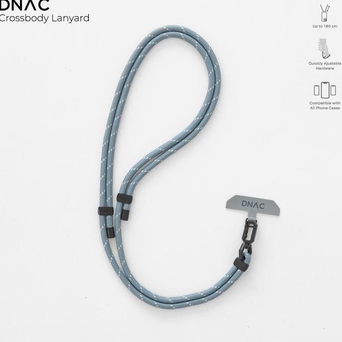 

Dnac Crossbody Lanyard Shoulder Strap Tali Gantungan Hp Handphone - Blue