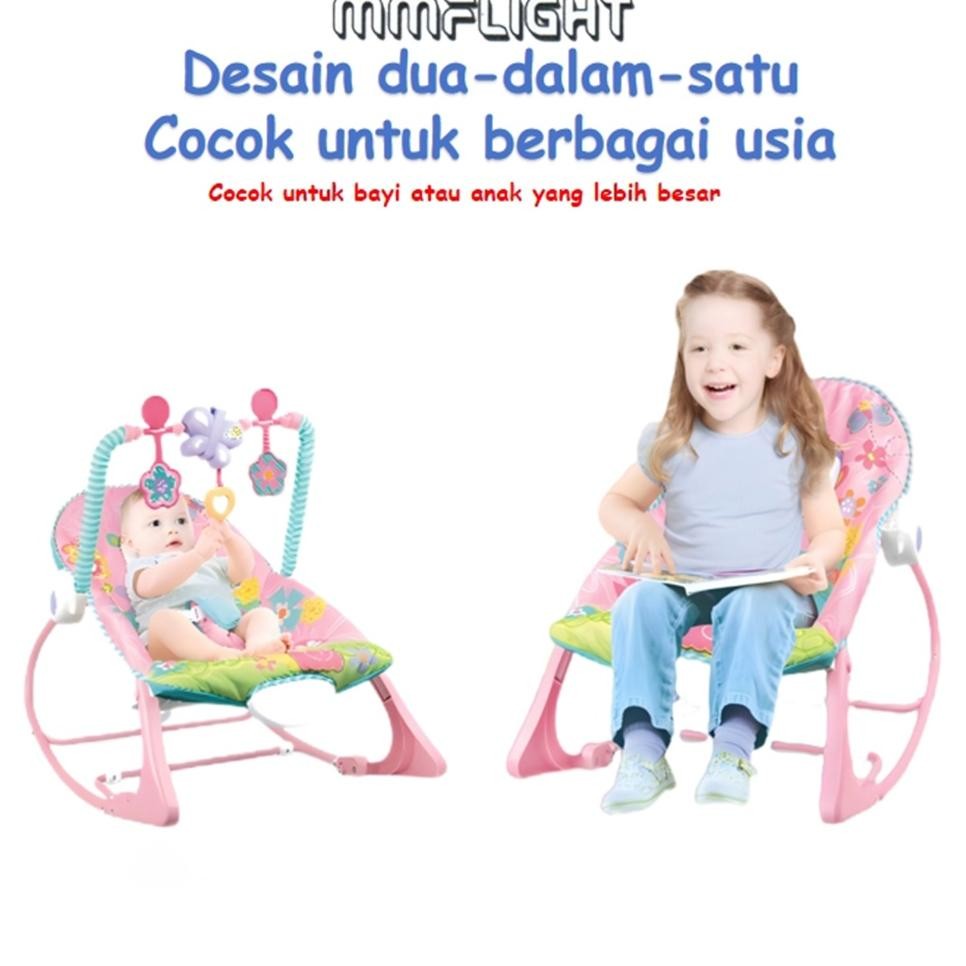 Mmflht Ayunan Bayi Duduk Goyang Bouncer Bayi Kursi Goyang Bayi Manual