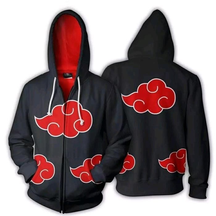 Ac Topeng Obito+Jaket Akatsuki Set 2In1 Kostum Anime Cosplay Anime Jubah Anak