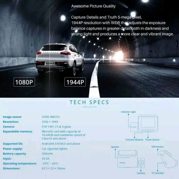 XIAOMI 70MAI DASH CAM PRO