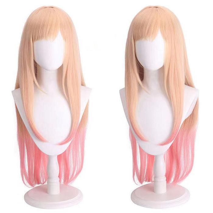 Wig Marin Kitagawa Manmei My Dress Up Darling Wig Cosplay Rambut Palsu Long