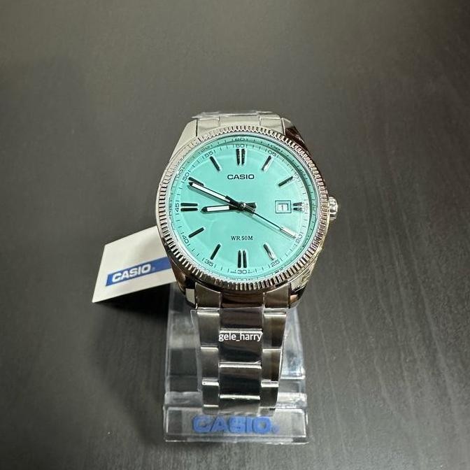 Baru Casio Tiffany Dial MTP 1302PD-2A2 / MTP1302PD-2A2 Tifany Dial