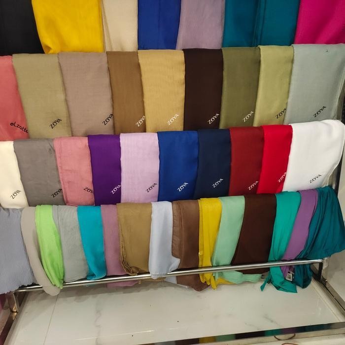 RHS kerudung segi empat zoya polos