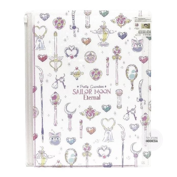 

New ORIGINAL PRETTY GUARDIAN SAILOR MOON ETERNAL FOLDER 6 POCKETS 1 CASE A