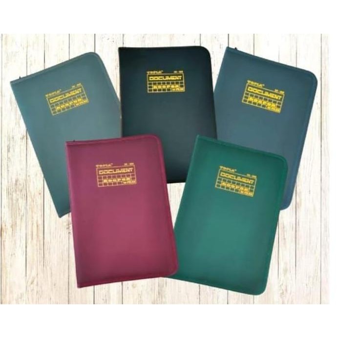 

New Map Dokumen Keeper Map Ijazah Resleting Kulit Anti Air Isi 40 Lembar