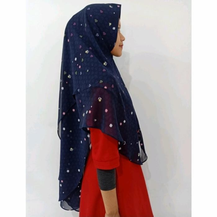 RHS Zoya Jilbab Hijab Bergo Instan Langsung Syari Binar Long Bergo Zoya