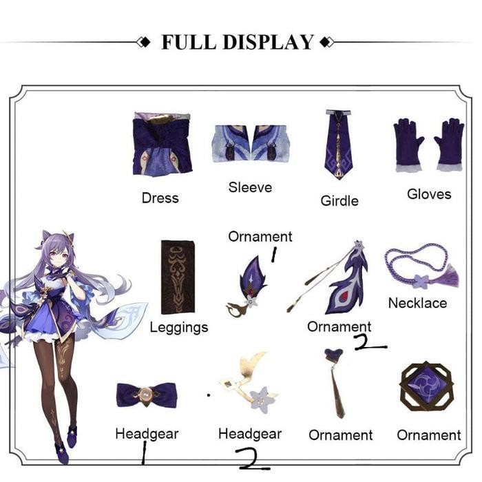Aksesoris Keqing Termurah Cosplay Harajuku