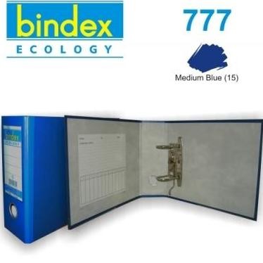 

New Ordner Bindex 777 Kwitansi 7cm Kecil 1/2 Folio ( Hitam / Biru ) ** ORI