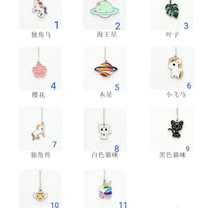 

New Pembatas Buku Edisi Liontin Motif Lucu