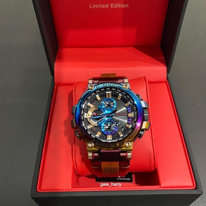 Baru Casio Gshock MTG B1000VL-4A Volcanic Lightning Limited Edition