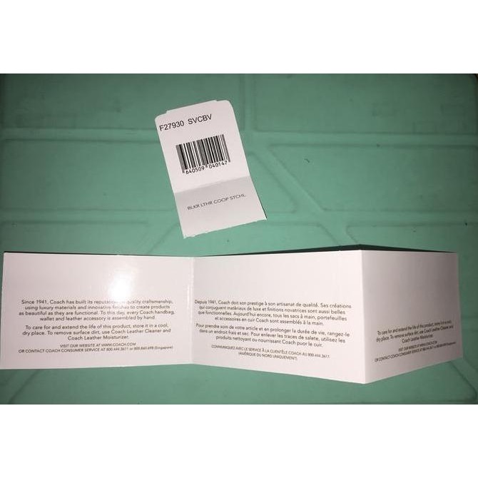 

New Tag kartu care card coach