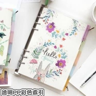 

New PAPERIKO | Pembatas Binder / Pembatas Loose Leaf A6 | NB04S