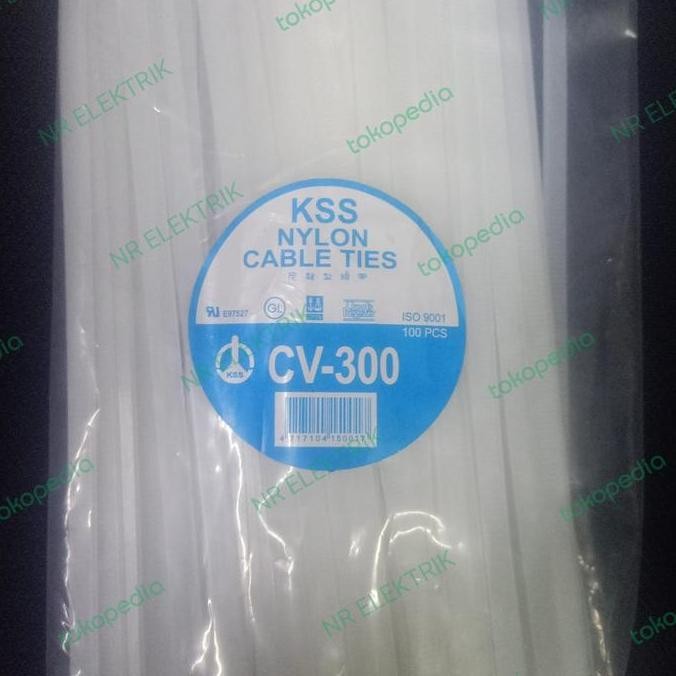 

New kabel ties cv 300 x 3.6 kss putih