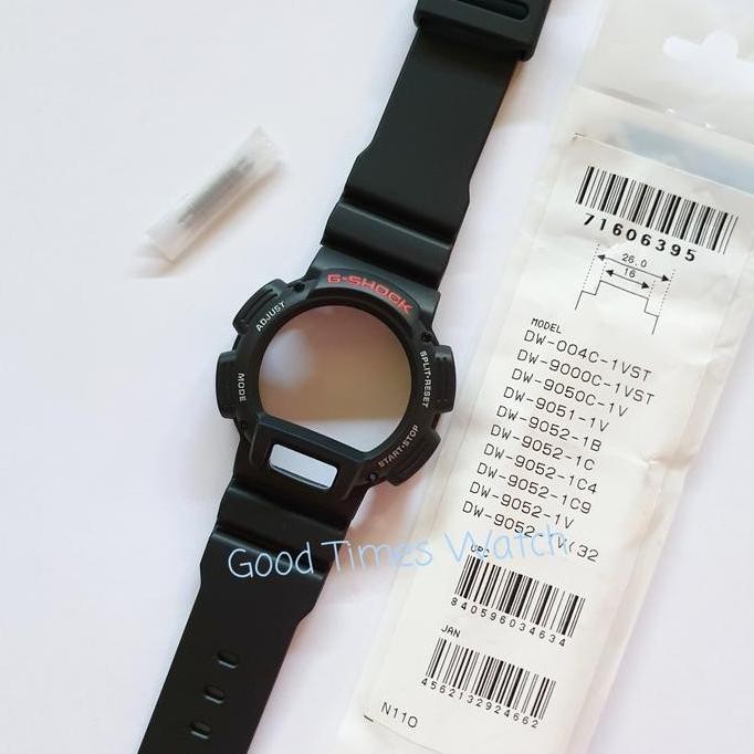 Baru PAKET STRAP BEZEL G-SHOCK DW-9052-1V / DW-9052 Casio Original