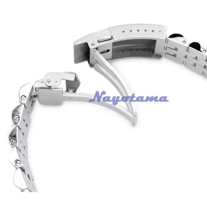 Baru 20mm Rantai MILTAT Angus Jubilee for Seiko SBDC053 62MAS V-clasp