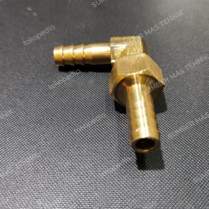 Murah (1) KENI LETER L SET NEPEL KUNINGAN L KOMPRESOR ANGIN SAMBUNGAN SELANG sumbermte Murah