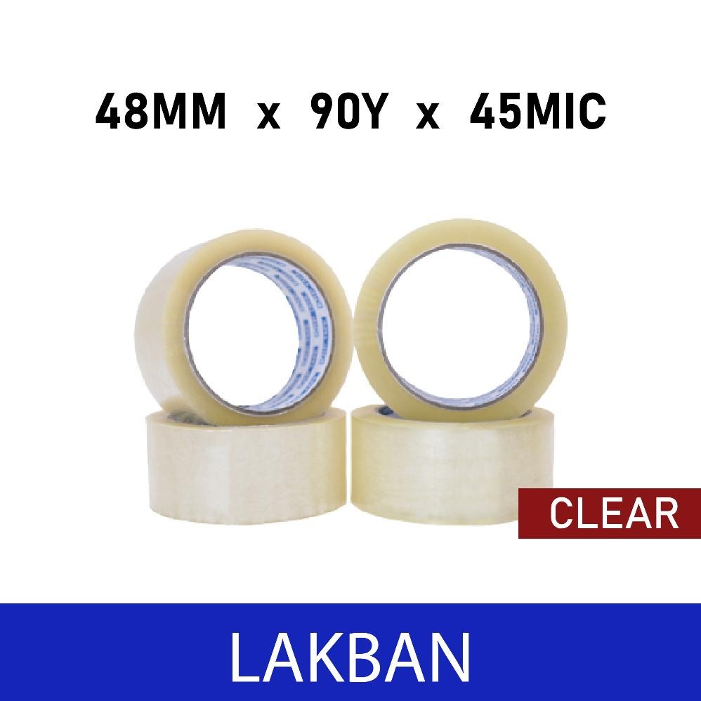 

Rd1- Lakban Bening 90Yard | Lakban Cokelat 90Yard X 48Mm