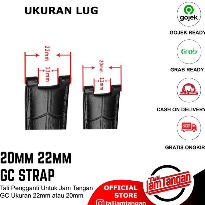 Baru Tali Jam Tangan Kulit Untuk Jam GC