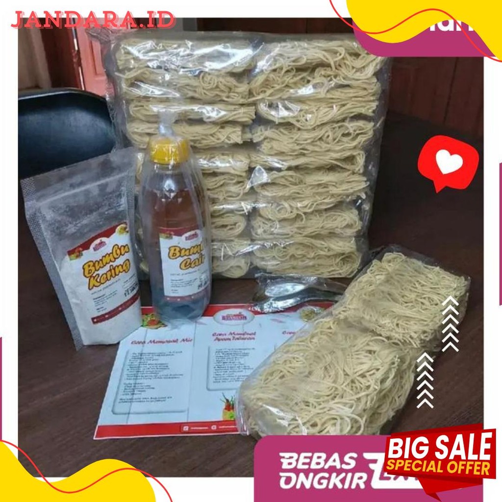 

Paket Bahan Baku Mie Newmind 20 Porsi Ala Mie Gacoan | Wizzmie | Mie Kober Diskon Setengah Harga