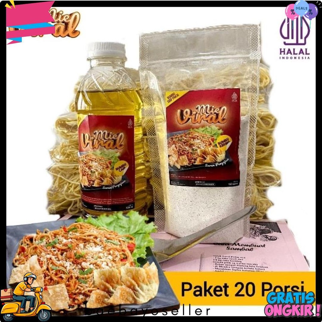 

Paket Tester 20 Porsi Peluang Bisnis Makanan Kekinian Mie Newmind Level Pedas Ide Jualan Dirumah Flash Sale! Diskon Hingga 70%