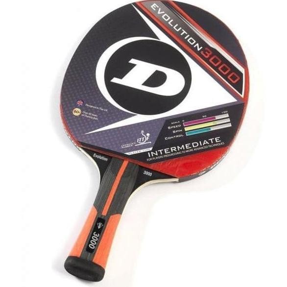 Bat Dunlop Evolution 3000 Bet Tenis Meja Pingpong Original