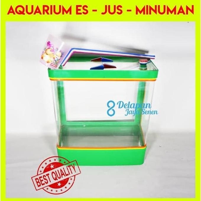 Aquarium Es Kelapa Sedang |Aquarium Es Buah|Box Es Kelapa (Gojek/Grab)