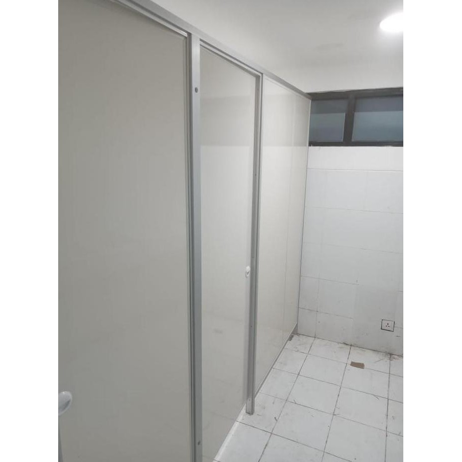 PARTISI TOILET KUBIKAL PVC ALUMINIUM PESANAN PAK ANDI