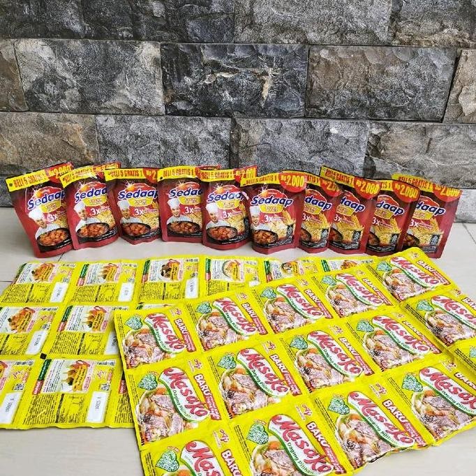 

paket 10pcs KECAP sedap + 3rcg MASAKO SAPI (36 SACHET) bumbu penyedap makanan seaosening makanan Saus