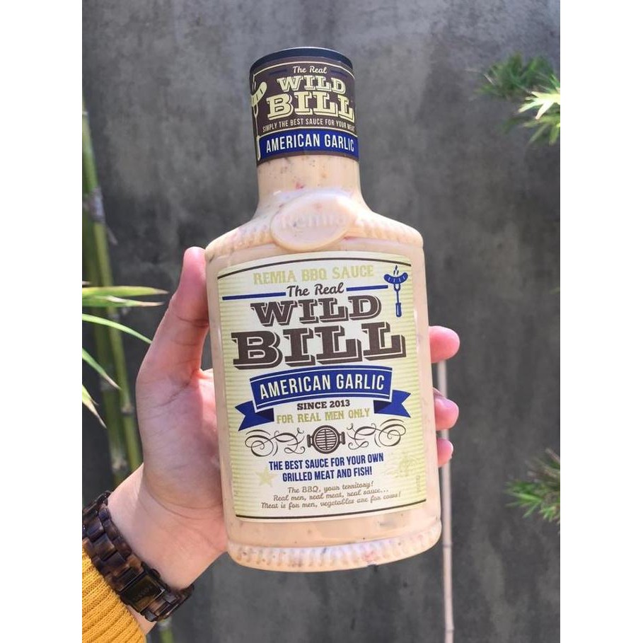 

REMIA BBQ SAUCE WILD BILL AMERICAN GARLIC - Smokin JONES