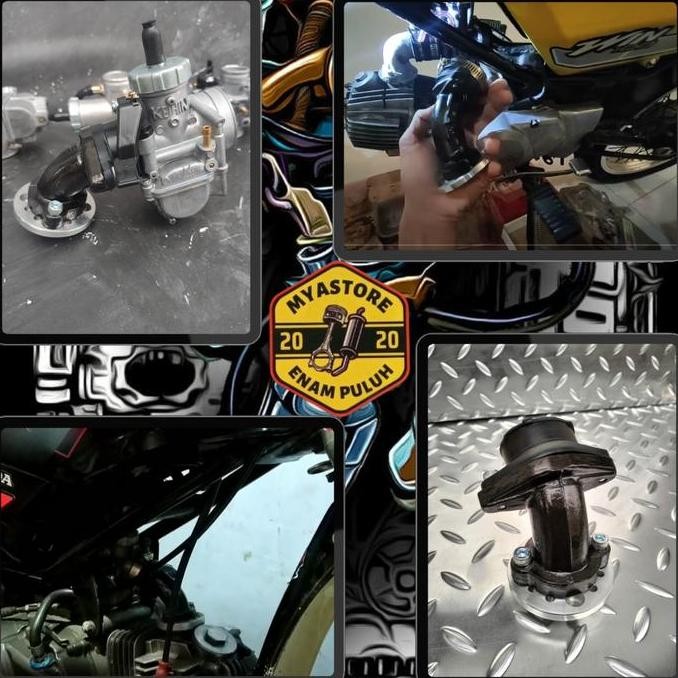 PAKET PNP TINGGAL PASANG KARBU KARBURATOR CARBU CARBURATOR PE 24 26 28 PE24 PE26 PE28  INTEK MANIPUL