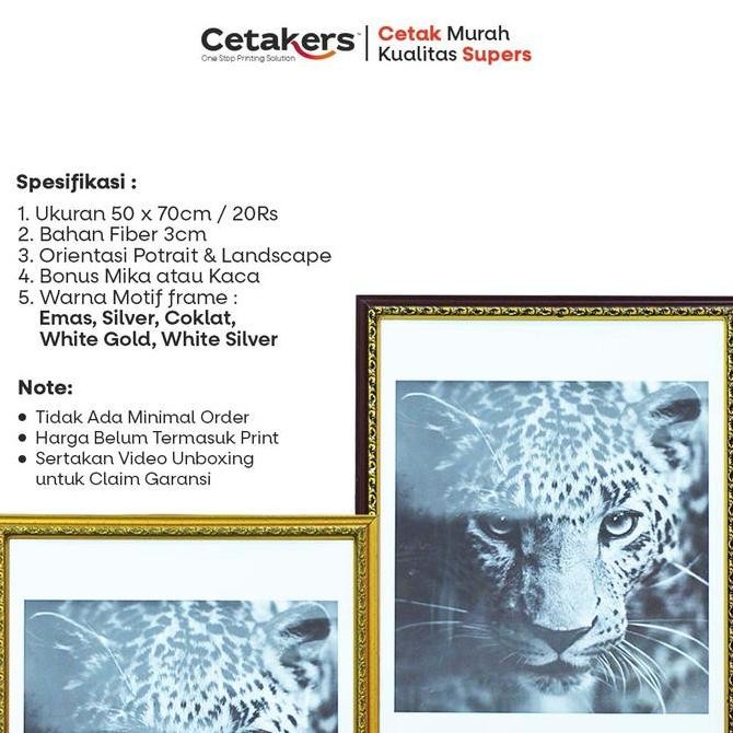 Frame Bingkai Foto 50X70 Minimalis
