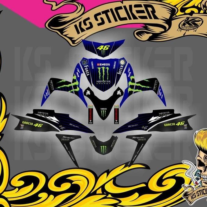 stiker decal mio soul GT livery MotoGP 2019