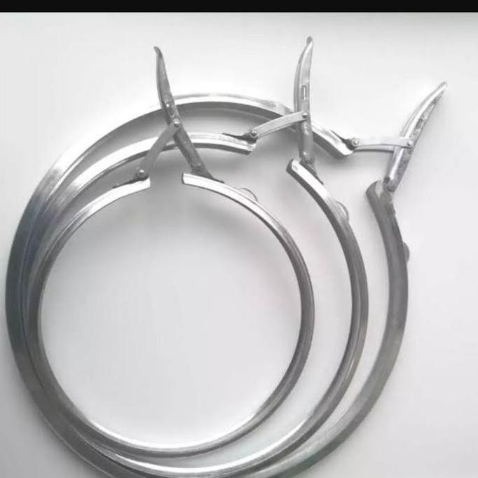 Klem Kunci Galvanis Tutup Drum Klem Cincin Pengunci Tong / Clamp Tong
