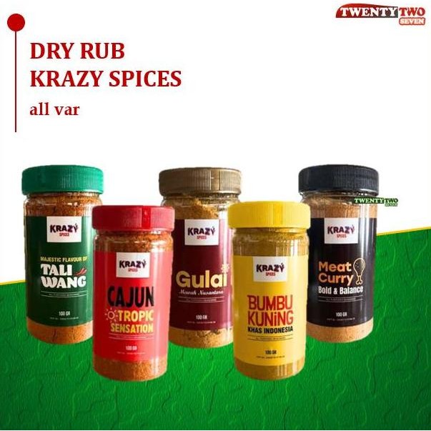

Krazy Spices Bumbu Marinasi Diet Dry Rub 100 gr