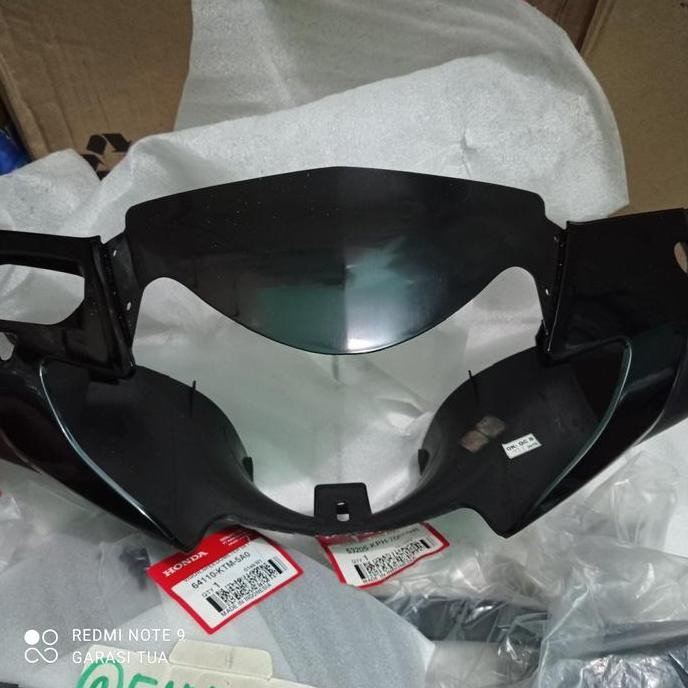 Totok Batok Cover Lampu Set Visor Depan Belakang Supra X 125 ori AHM