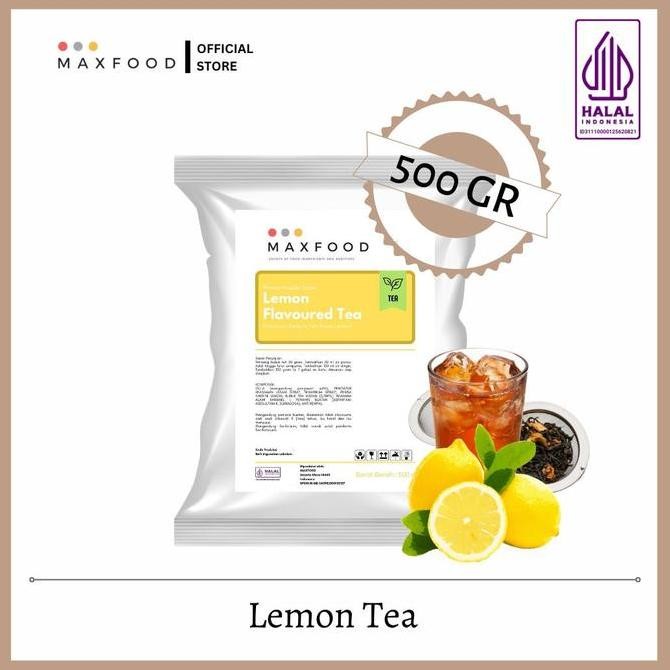 

Maxfood - Lemon Tea Powder Drink / Bubuk Minuman Serbuk Teh Rasa Lemon