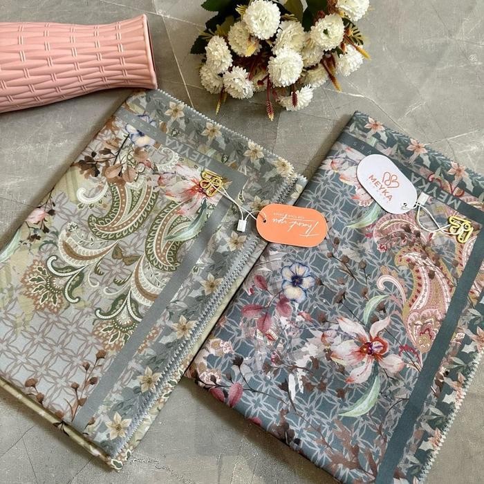 ST MEYKA SCARVES - Hijab Motif Meyka Zaskia Meyka Premium Ultrafine Pouch