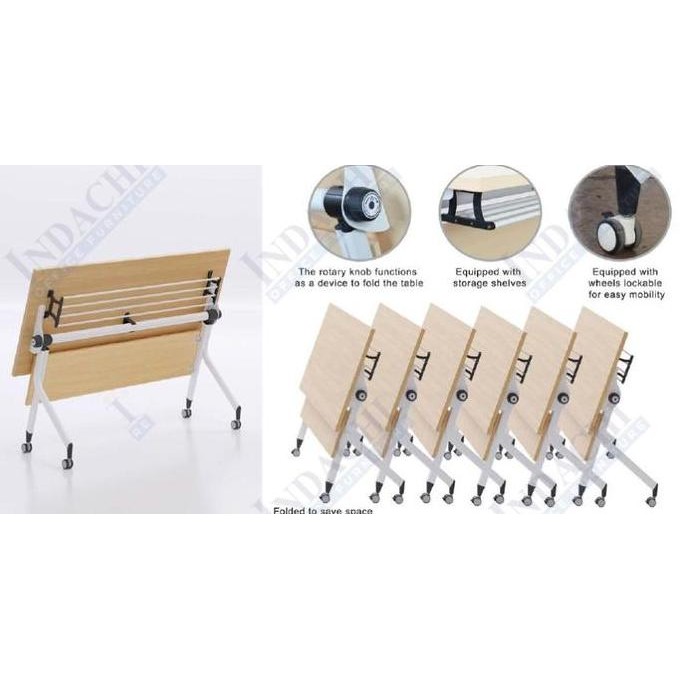 Meja Lipat Meja Training Meja Rapat INDACHI KACHE