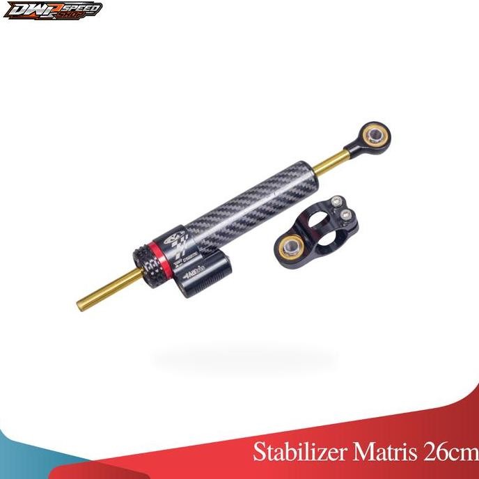 Stabilizer matris karbon plus breket as 26 pnp ninja 150 r ss dan rr