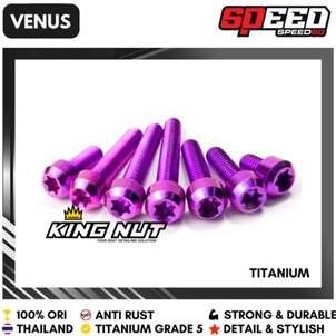 Probolt Titanium Baut Cover Underbone TYGA Kawasaki Ninja S SS R RR Grade 5 King Nut